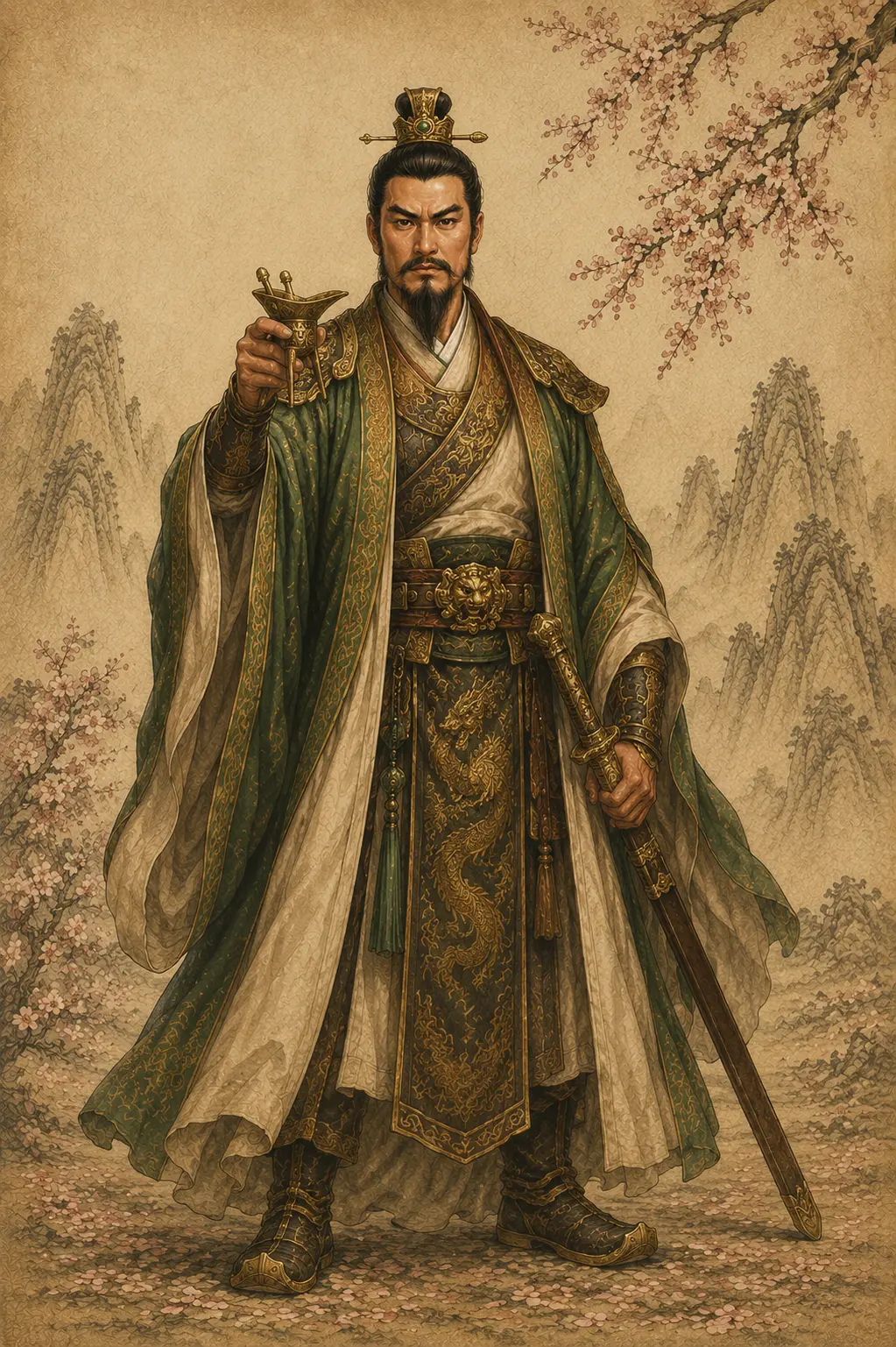 Liu Bei, the benevolent lord